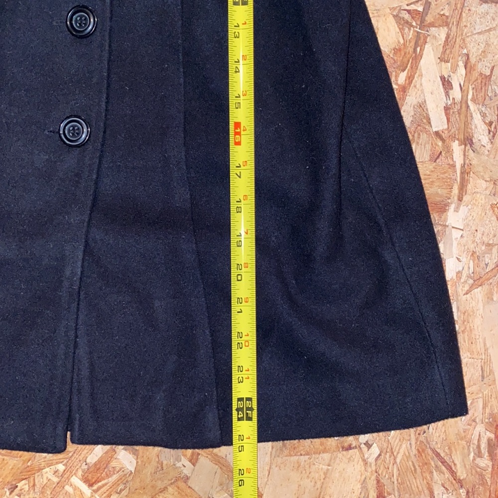 Camilla velvet detail hooded dress coat black 4t - Picture 5 of 5